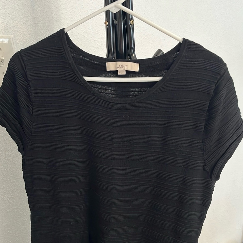 LOFT Black Mini Dress Size XL